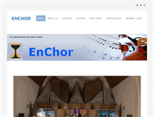 Tablet Screenshot of enchor.ca
